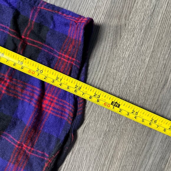 L.L. Bean Women's Scotch Plaid Flannel Shirt - Purple/Red - Picture 5 of 5